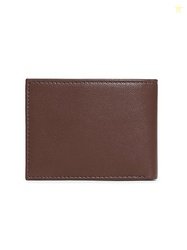 JACK & JONES Mens Leather Brown Wallet