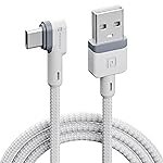 Portronics Konnect L POR-1403 Fast Charging 3A Type-C Cable 1.2 Meter with Charge & Sync Function for All Type-C Devices (White)