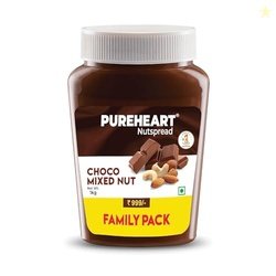 Pureheart Nut Spread Choco Mixed Nut (1 kg) Nutty Chocolate Spread for