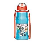 MILTON Sipmate 450 Stainless Steel Sipper Water Bottle 415 ml, Single Walled, ISI Certified I Leak Proof Lid, Rust Proof I For School, Office, Gym I Blue (TOM & JERRY)