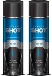 LAYER'R Shot Thunder Deodorant Spray - For Men