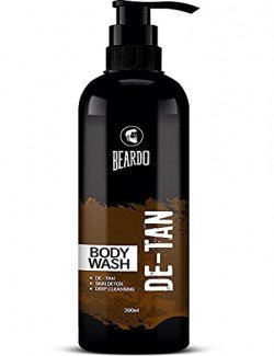 Beardo De-Tan Body Wash for Men, 200ml | Tan Removal and Caffeine Body