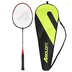 Boldfit Badminton Rackets Aluminium Badminton Racket with Full Cover B