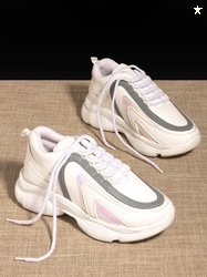 El Paso Women White Woven Design Synthetic Mid-Top Sneakers