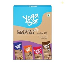 Yogabar Multigrain Energy Bar Variety Pack, 10 Bar, Healthy Diet with
