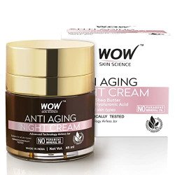WOW Skin Science Cream Anti Aging No Parabens & Mineral Oil Night Crea