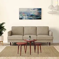 Amazon Brand - Solimo Eridani Durable Nesting Tables, Set of 3 Stools