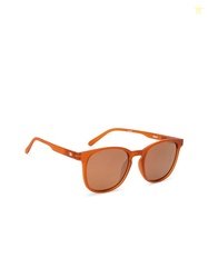 Lenskart HUSTLR Unisex Brown Lens & Brown Polarised Wayfarer Sunglasse