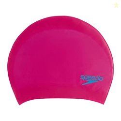 Speedo Unisex Kids Long Hair Chlorine Resistant Swim Cap for Boys and