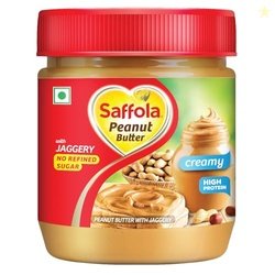 Saffola Peanut Butter with Jaggery, Creamy 350 gm | High Protein Peanu