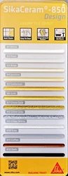 SIKA - Epoxy grout shade card SikaCeram 850 Design