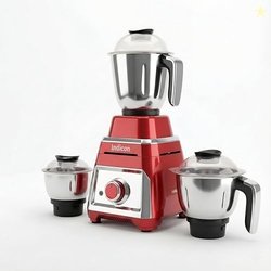 indicon Thar 1HP (1000 Watts) Mixer Grinder, 3 Jars, Red | Heavy Duty