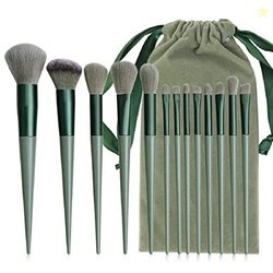 ELITEWAVE Makeup Brush Set Kit - 13 Pcs Premium Synthetic Kabuki Eye S