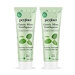 Perfora Classic Mint Toothpaste – 100g | Enamel Safe Teeth Whitening Toothpaste for Men & Women | For Strong & White Teeth | SLS, Titanium Dioxide & Sodium Saccharin Free | Pack Of 2