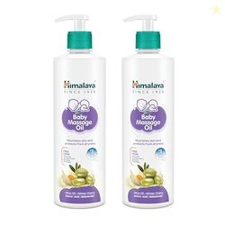 Himalaya Baby Massage Oil, 1L  500ml x pack of 2 | with Vitamin E | fo