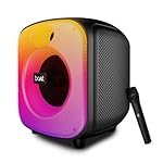 Boat 2025 Launch, PartyPal 65 Pro, 42W Signature Sound, Wireless Karaoke Mic, 8H Battery,RGB LEDs, TWS, Bass Boost, Multi Port, Bluetooth Speaker, Wireless Speaker, Portable Speaker (Premium Black)