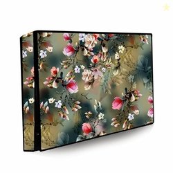 PVC Printed LED TV Cover 32 Inch, Waterproof and Dustproof Cover (Gree