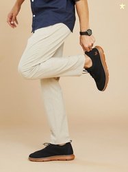 NEEMANS Men Textured Round Toe Lace Up Mesh Sneakers