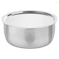 Milton Pro Cook TriPly Stainless Steel 24 cm Tope with Lid, 5.85 litre