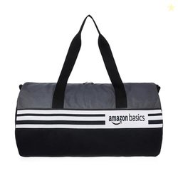 Amazon Basics Gym Trainer Sports Duffle Bag with Shoe Compartment| Wat