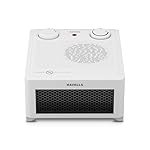 Havells Adnis Room Heater| Dual Heat Setting 900/1800 Watt| Safety with Overheat Protection| Adjustable Thermostat Control Knob| Fire Retardant Material| Cool Fan Function| 2 Year Warranty (White)