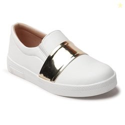 Creattoes Shoes - Round White Sneakers Shoes for Women