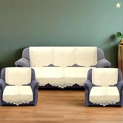 Kuber Industries Floral Sofa Cover 5 Seater|Cotton Sofa Cover 3 Seater