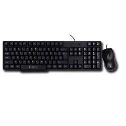 Zebronics Wired Keyboard and Mouse Combo with 104 Keys and a USB Mouse