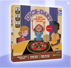 WinMagic Games Rolling Dice Dart Board Game|Number Counting|Social,Fam