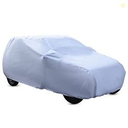 Amazon Brand - Solimo Small Hatchback Car Cover, White (Alto, Zen, New