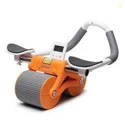 Fitness Mantra Automatic Rebound Abs Wheel| Gym Abs Roller with Knee M