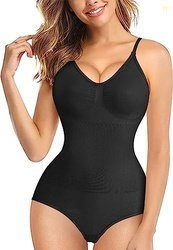 Briafinz Women Spandex & Nylon Full Body with Breast Shaper Body Brace
