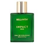 Bella Vita Luxury IMPACT MAN Eau De Cologne Perfume with Mandarin Orange, Patchouli, Cedar | Woody, Citrusy Long Lasting EDC Fragrance Scent for Men 100Ml