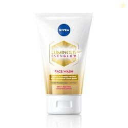 NIVEA Luminous Even Glow Face wash with an oil free formula, infused w