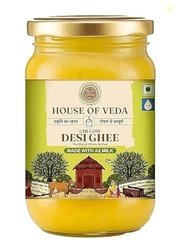 House of Veda Gir Cow A2 Bilona Danedar Ghee 500ml| Glass jar | Pure D