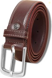 METRONAUT Men Casual, Evening, Formal, Party Brown Texas Leatheri...