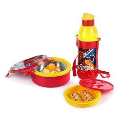 CELLO Tiffy Spiderman Gift Set Insulated Lunch Box & Water Bottle for