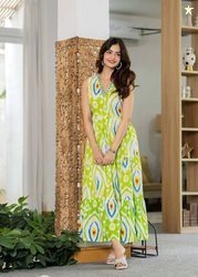 RD Fab Women Embroidered, Floral Print Viscose Rayon Anarkali ...