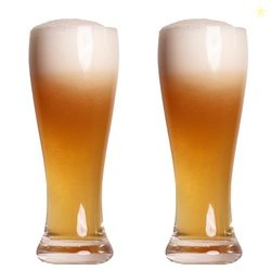 Sipologie Hefeweizen Beer Glass 350Ml, Set Of 2- Authentic German Whea