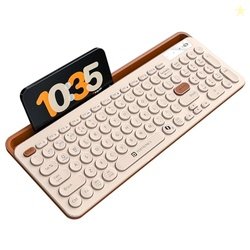 Portronics Bubble 3.0 Wireless Keyboard with Bluetooth + 2.4 GHz USB R
