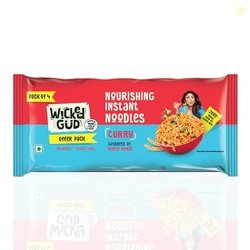 Wickedgud Whole Wheat Curry Noodles 240g (Pack of 4) | No Maida | No P