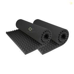 YGM Acoustic Foams 6x3 Sheet Pyramid 38 Density Soundproofing Padding