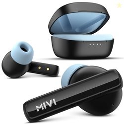 Mivi DuoPods Sync Earbuds [New Launch], 60 Hours Playtime, AI-ENC for
