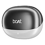 Boat Airdopes 301, 75H Battery, 4Mics ENx, ASAP Charge,Low Latency, IPX5, Stream Ad Free Music via App Support, Bluetooth Earbuds, TWS Ear Buds Wireless Earphones with mic (Arctic Whisper)