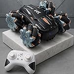 GRAPHENE 4X4 Remote Control Drift Stunt Car 4WD Racing Fall Resistant RC Car 360Â° Rotating Dual Sided Climbing High-Speed Tumbling Cross-Country Battle Off Road Rechargeable Adults Boy Girl