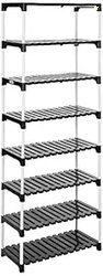 Amazon Brand - Solimo - Multipurpose Rack for Shoes and Clothes, 8 Rac