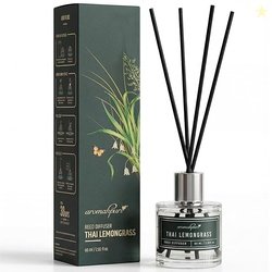 Aromahpure Premium Reed Diffuser Set 60 ML with 4 Fiber Reed Stick | L