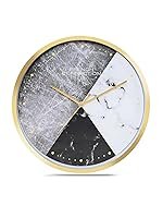 French Connection Elegant Analog Tricolour Dotted Round Wall Clock – Size: 12 Inches – FCWC15-C