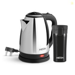 MILTON Go Electro 1.5L Fast Boil Kettle 1350W with 3x Safety Protectio