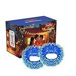 DesidiyaÂ® 12 Meter (39Ft) LED Rice String Lights â Blue Fancy Decorative Fairy Lights for Indoor Outdoor Use, Bedroom, Wedding & Festival Ambience Pack of 2